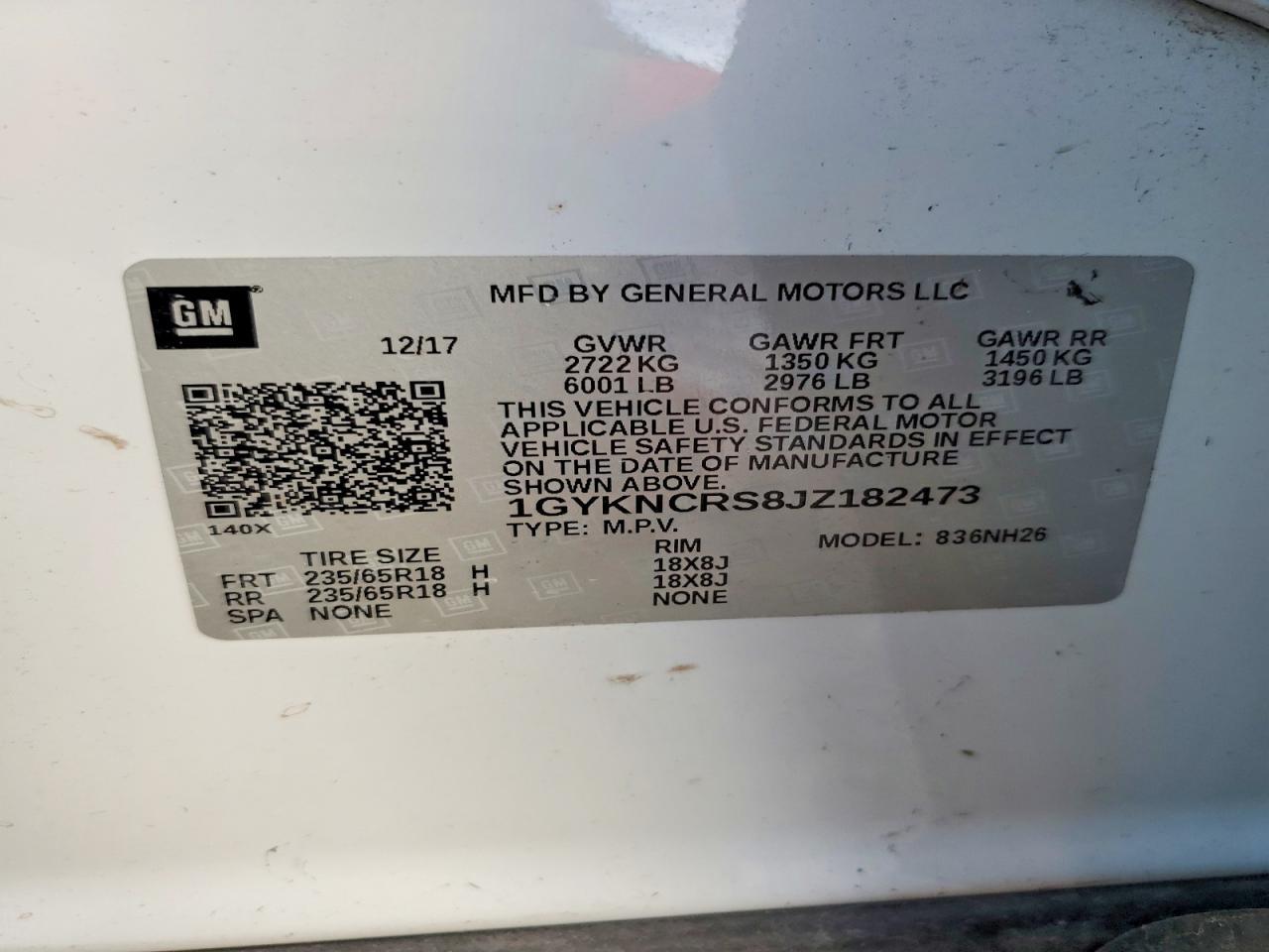 2018 CADILLAC XT5 — фото 13