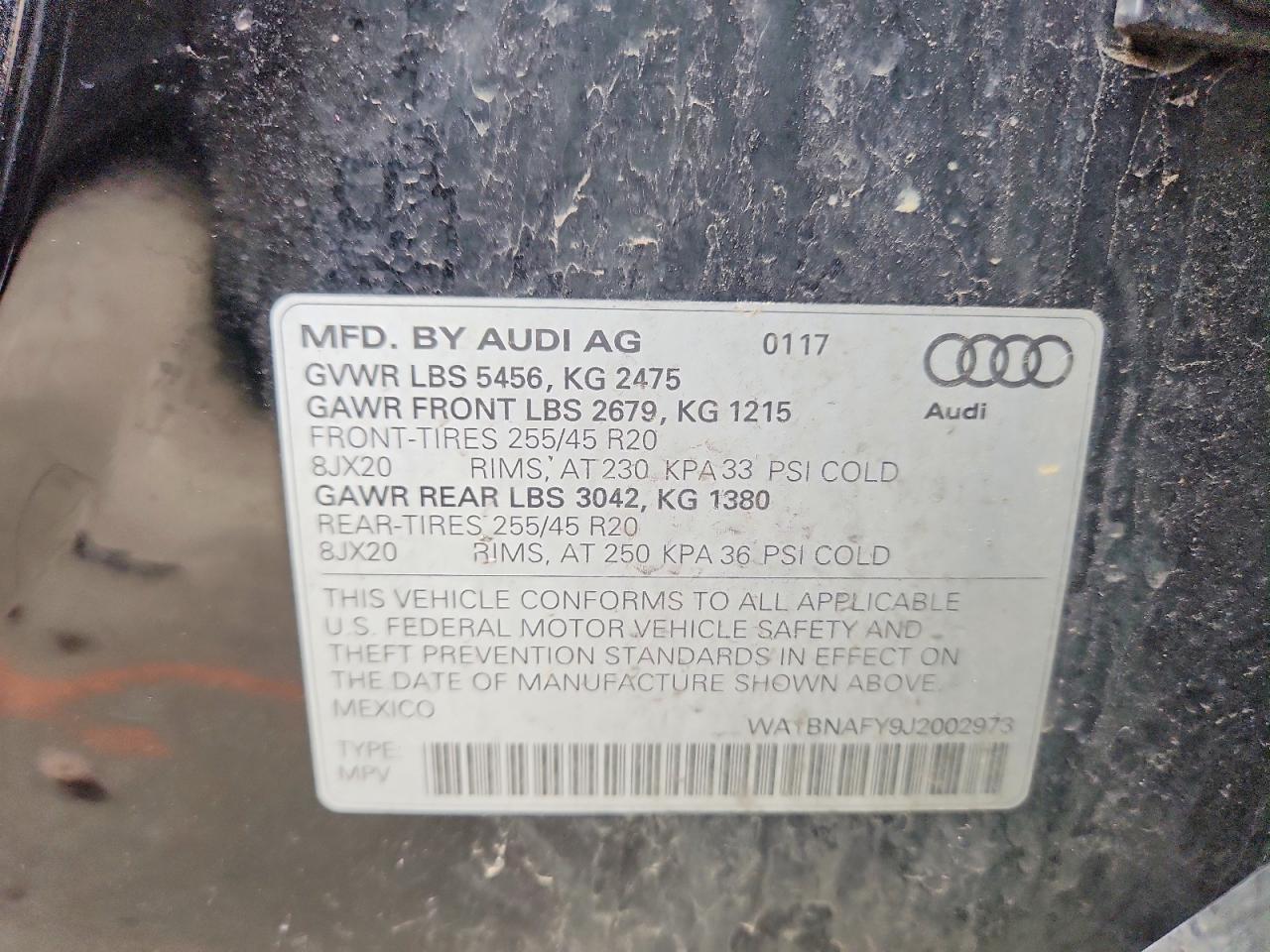 2018 AUDI Q5 — фото 13