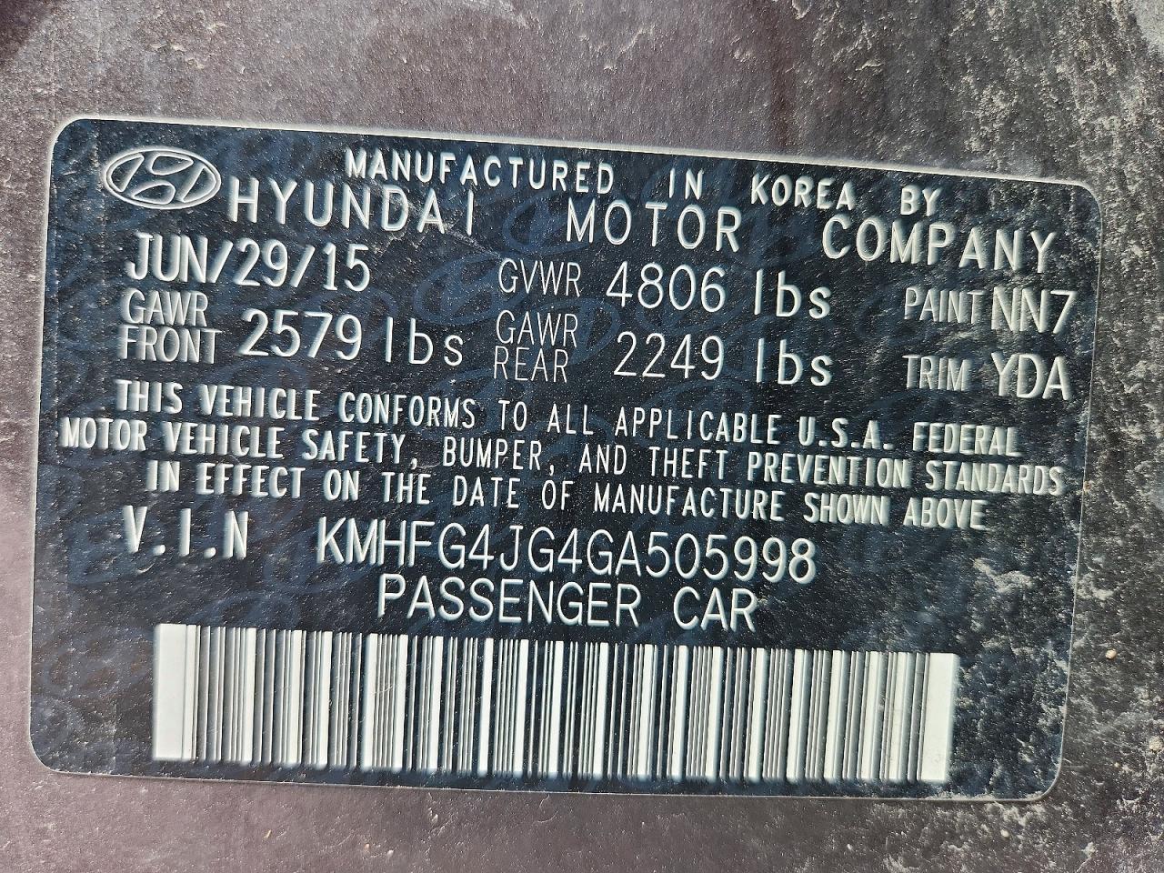 HYUNDAI AZERA