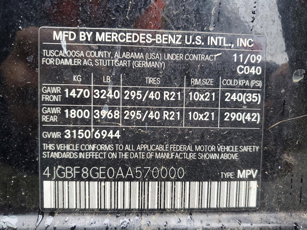 MERCEDES-BENZ GL-CLASS