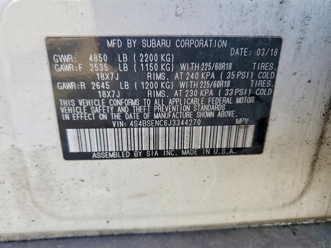 SUBARU OUTBACK