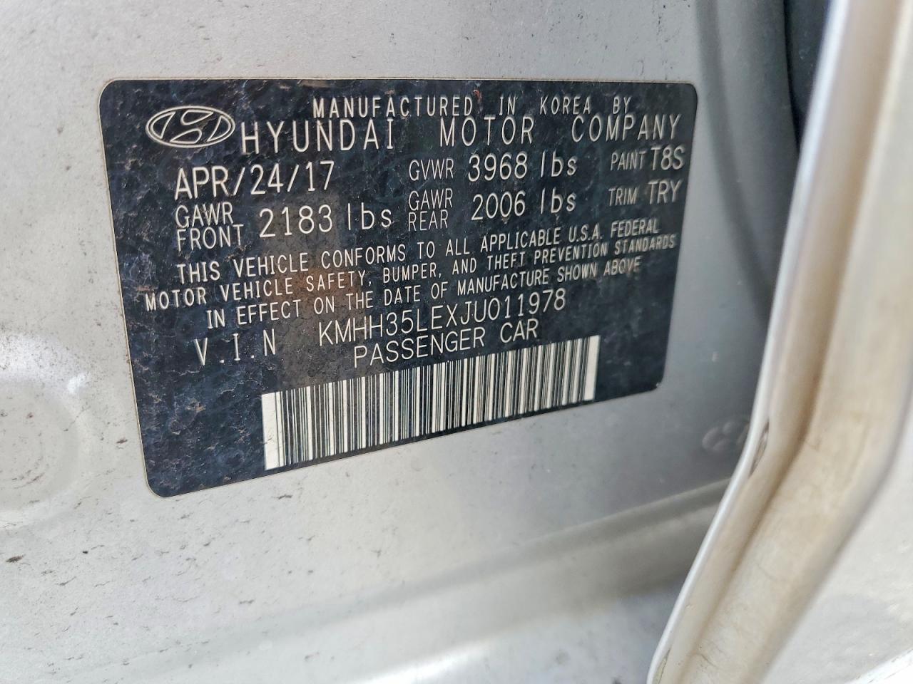 2018 HYUNDAI ELANTRA — фото 12