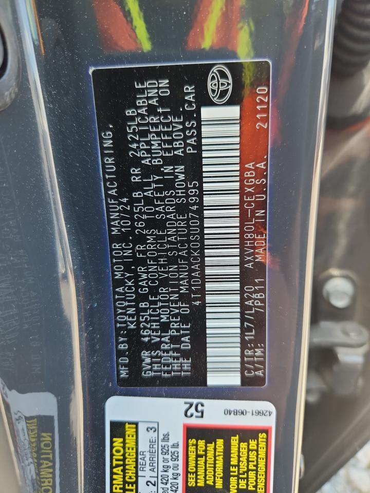 2025 TOYOTA CAMRY HYBRID — фото 12