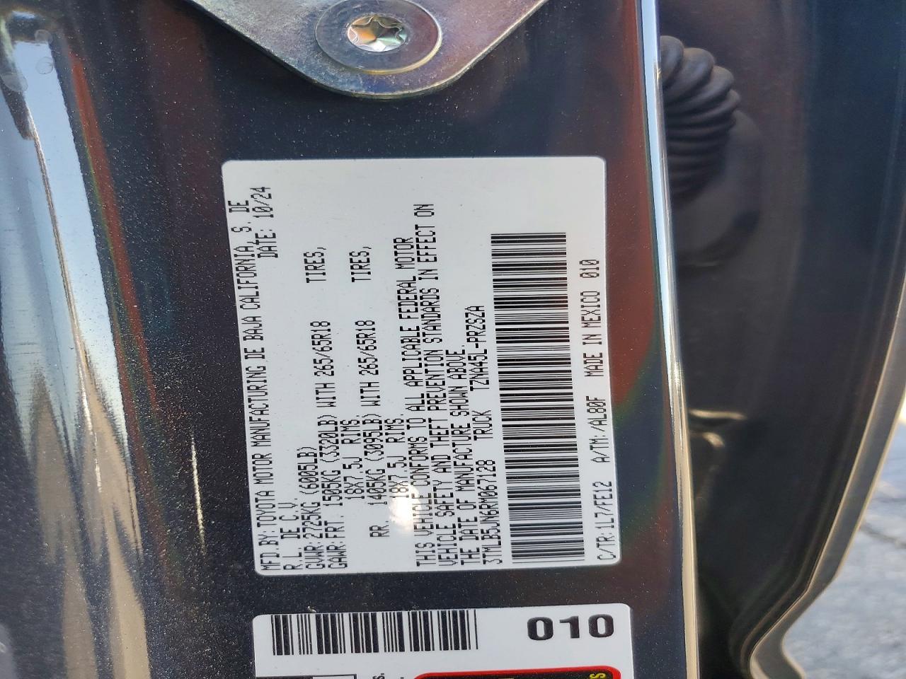 2024 TOYOTA TACOMA — фото 13