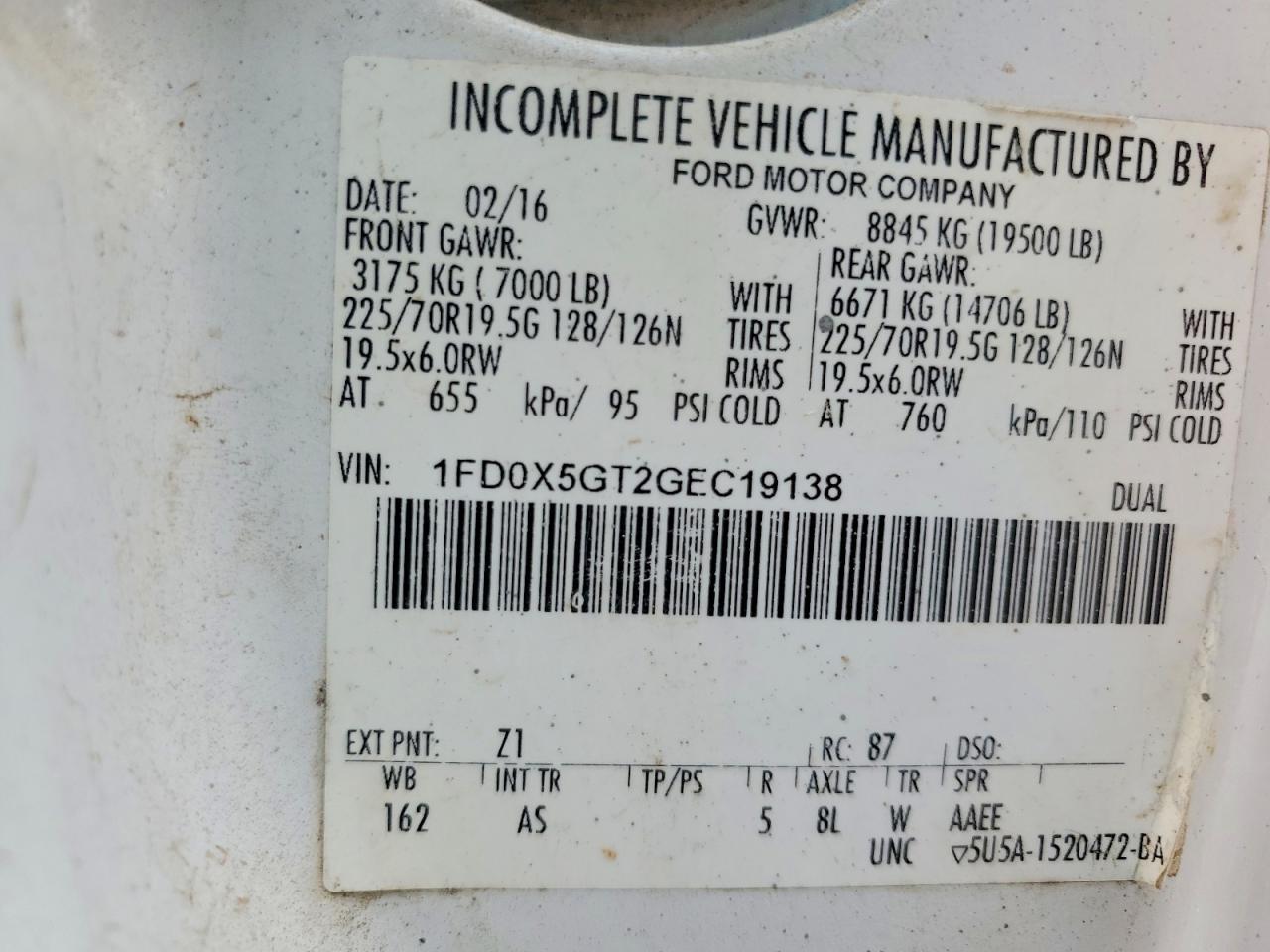 FORD F-550