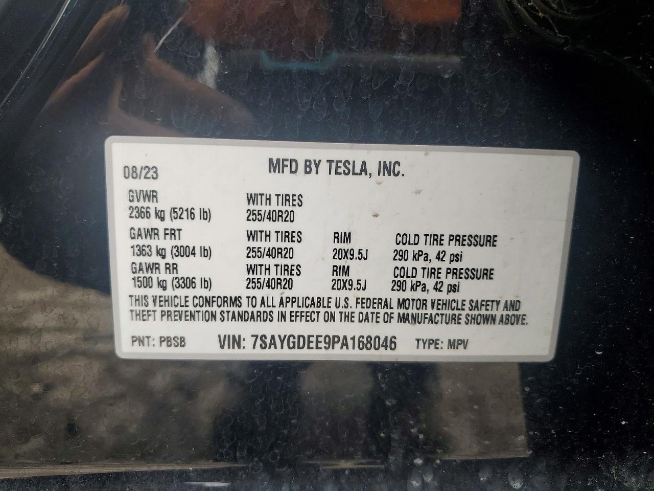 2023 TESLA MODEL Y — фото 13