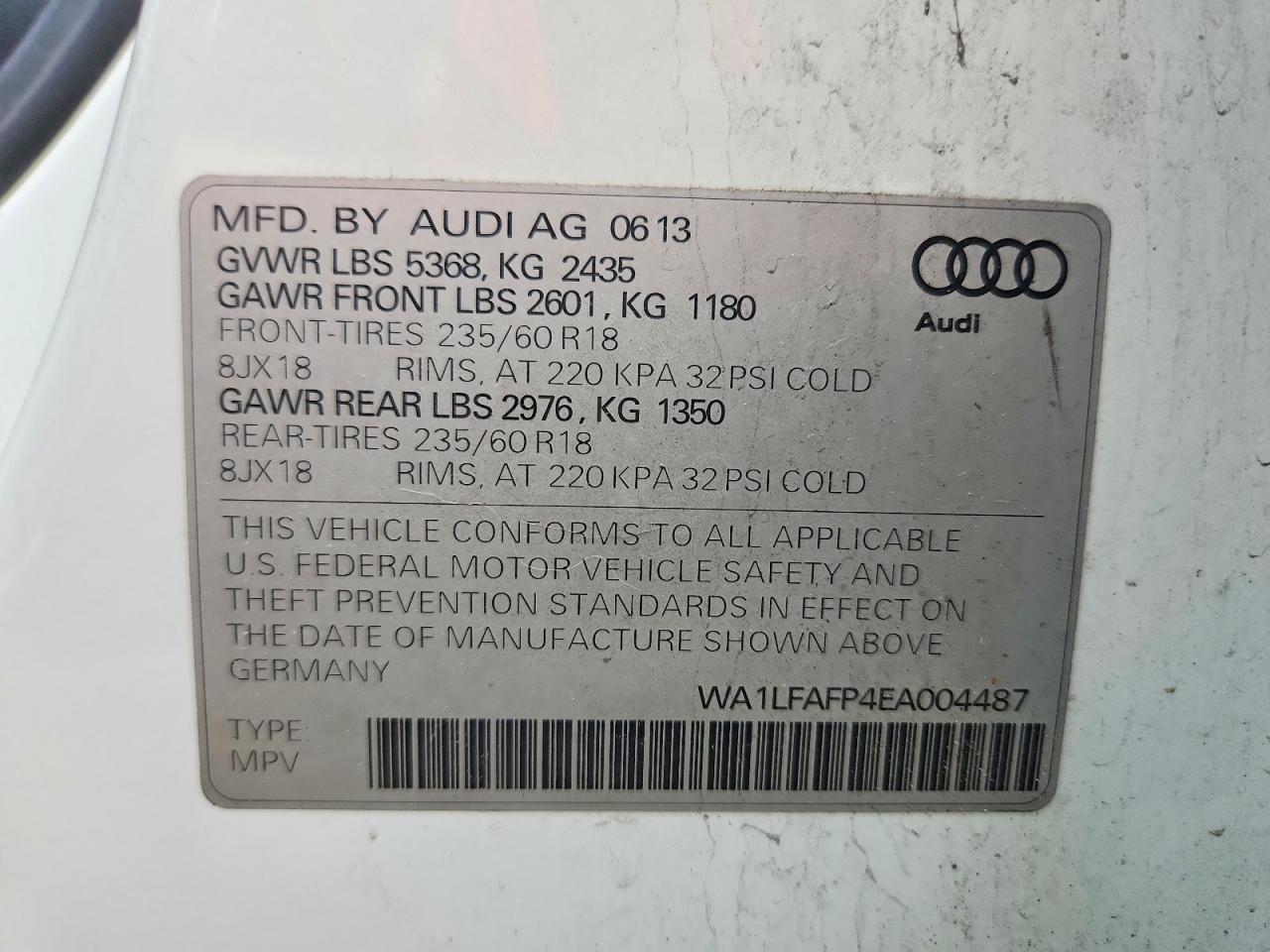 2014 AUDI Q5 — фото 13