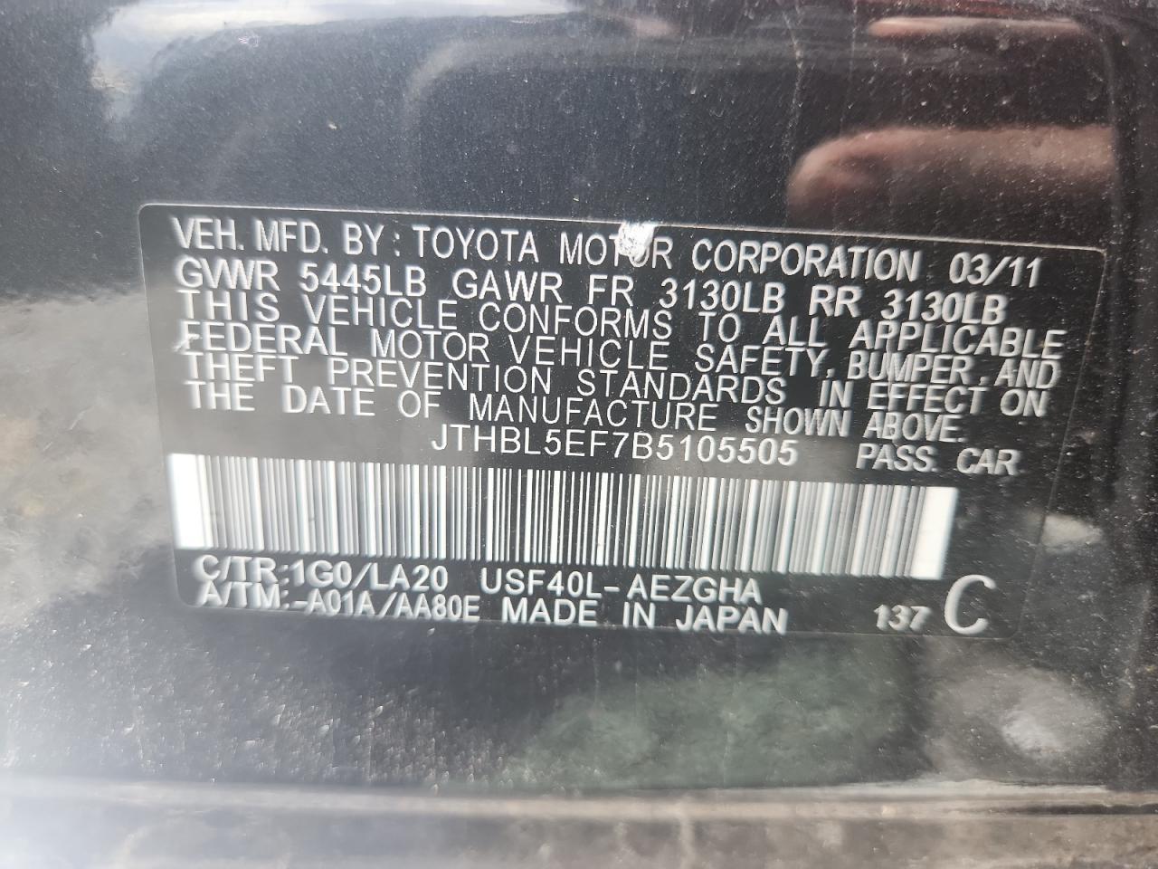 LEXUS LS 460