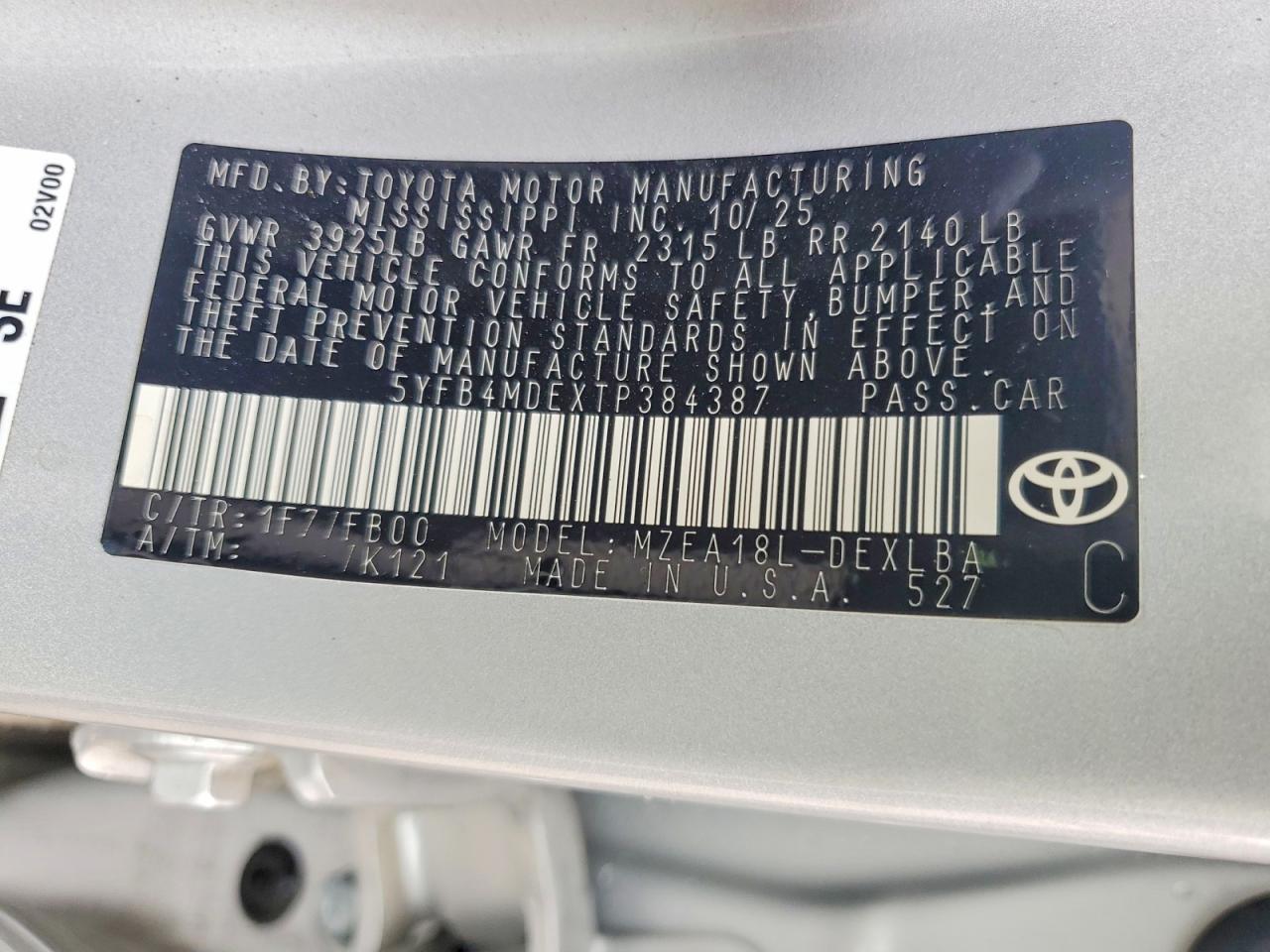 TOYOTA COROLLA