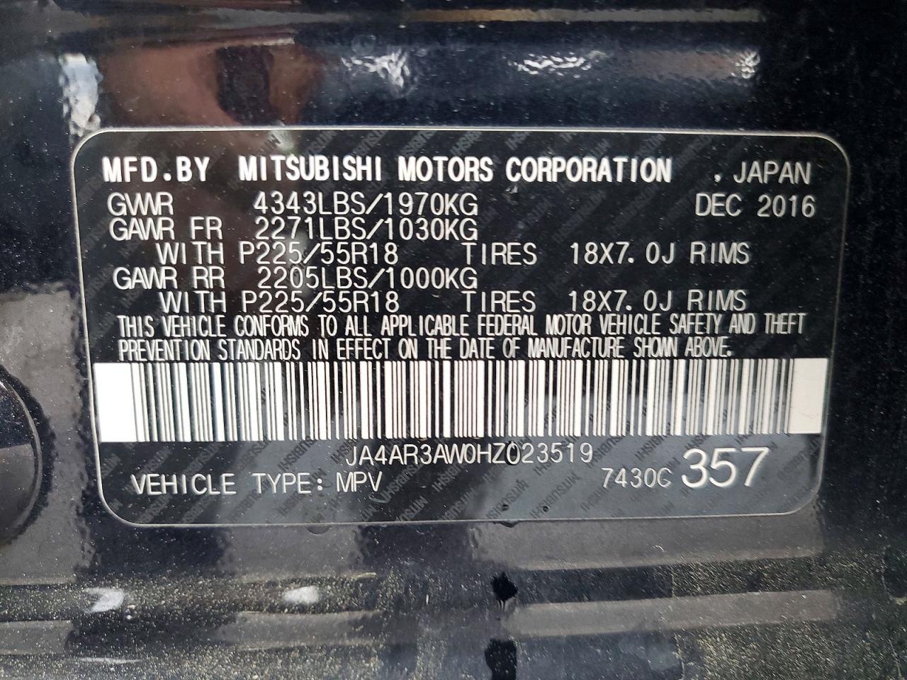 MITSUBISHI OUTLANDER SPORT
