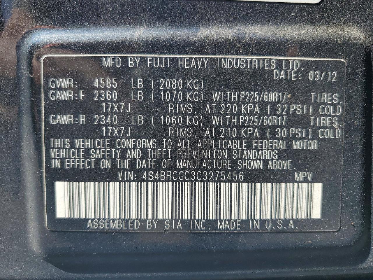 SUBARU OUTBACK