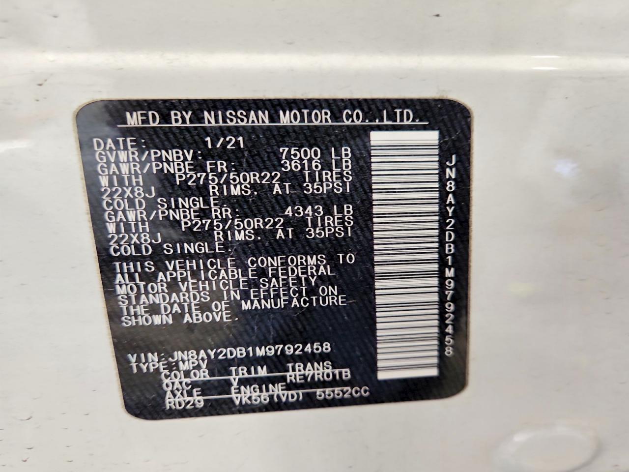 NISSAN ARMADA