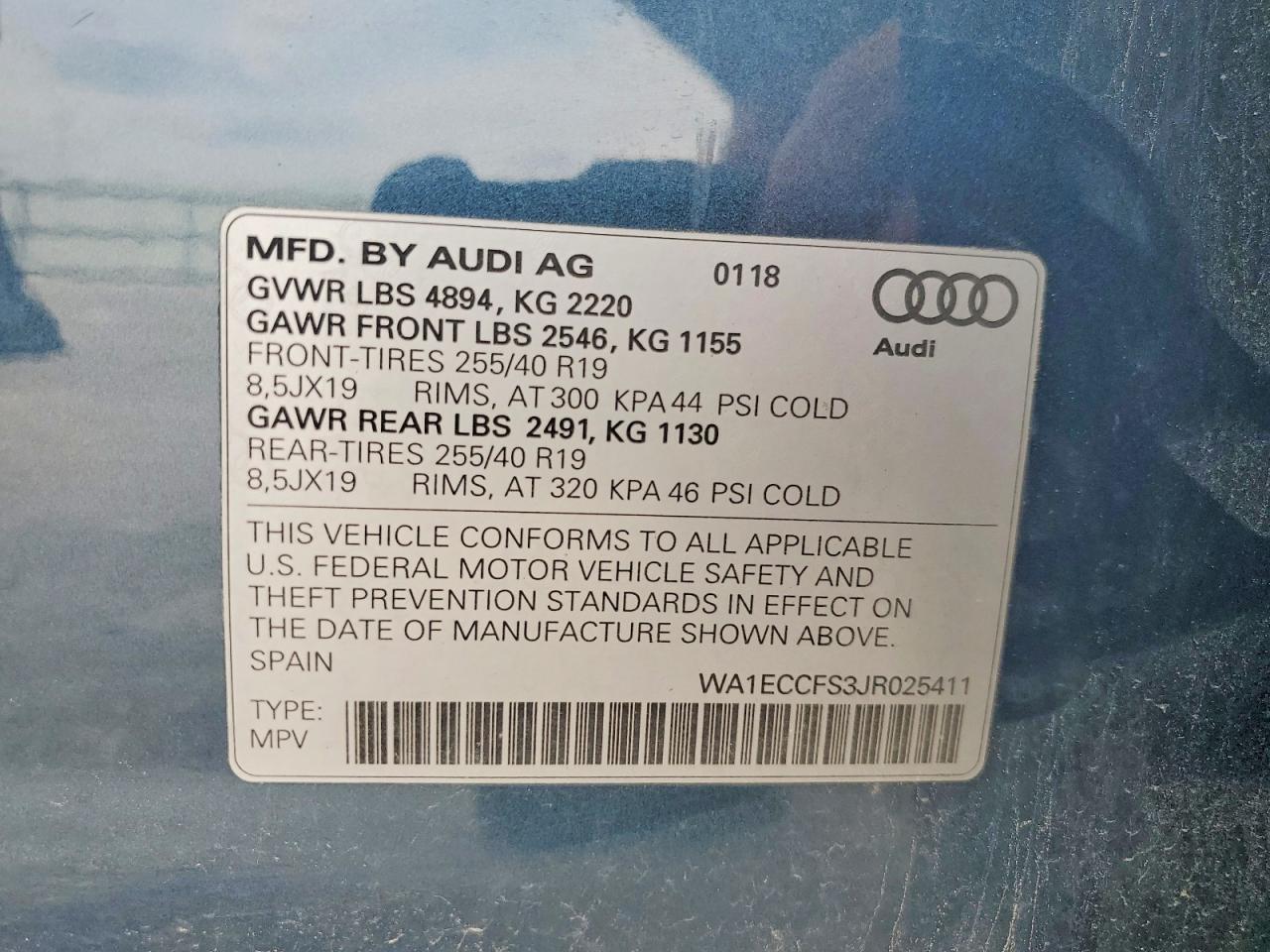 2018 AUDI Q3 — фото 13