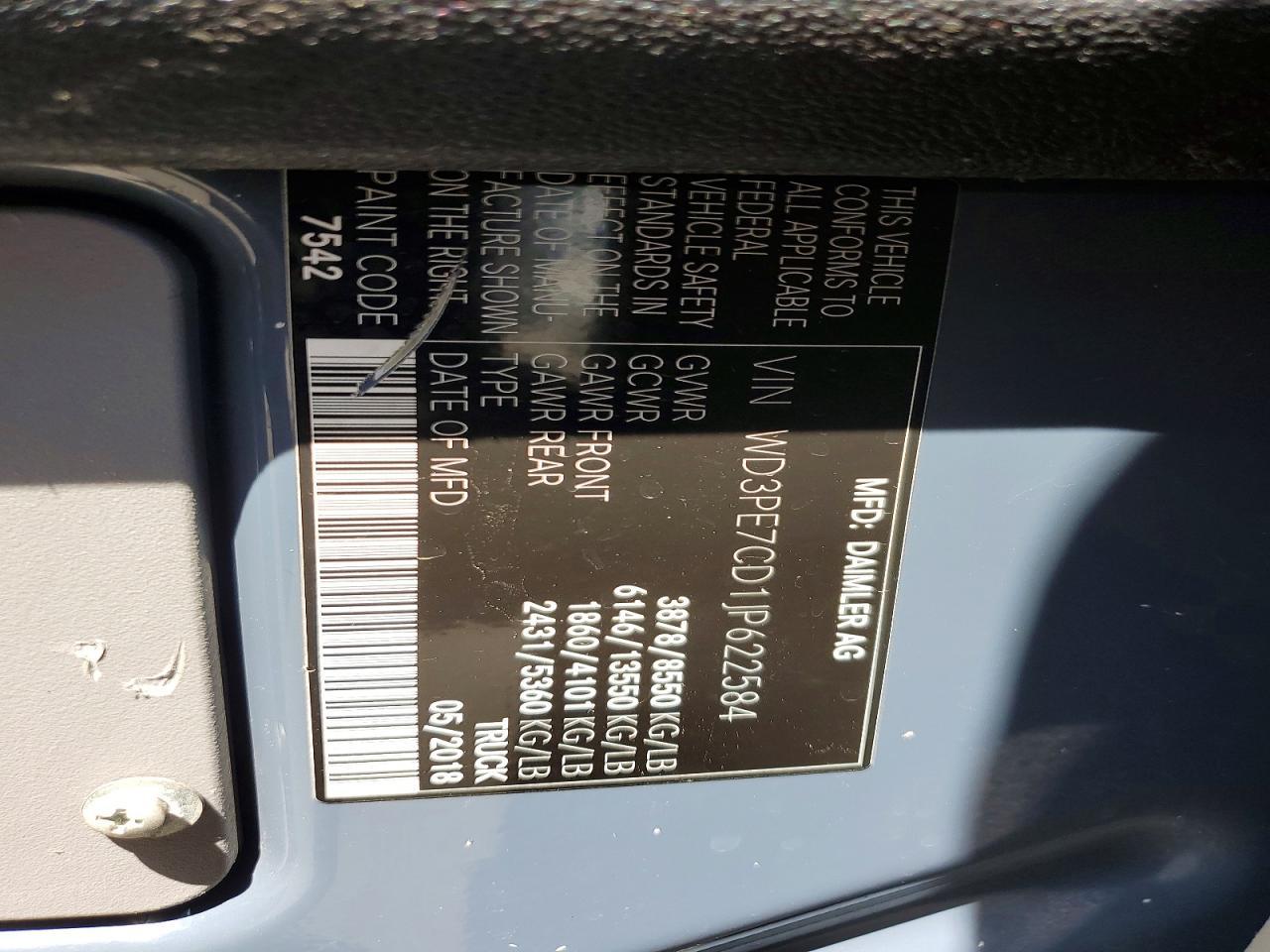 2018 MERCEDES-BENZ SPRINTER — фото 13