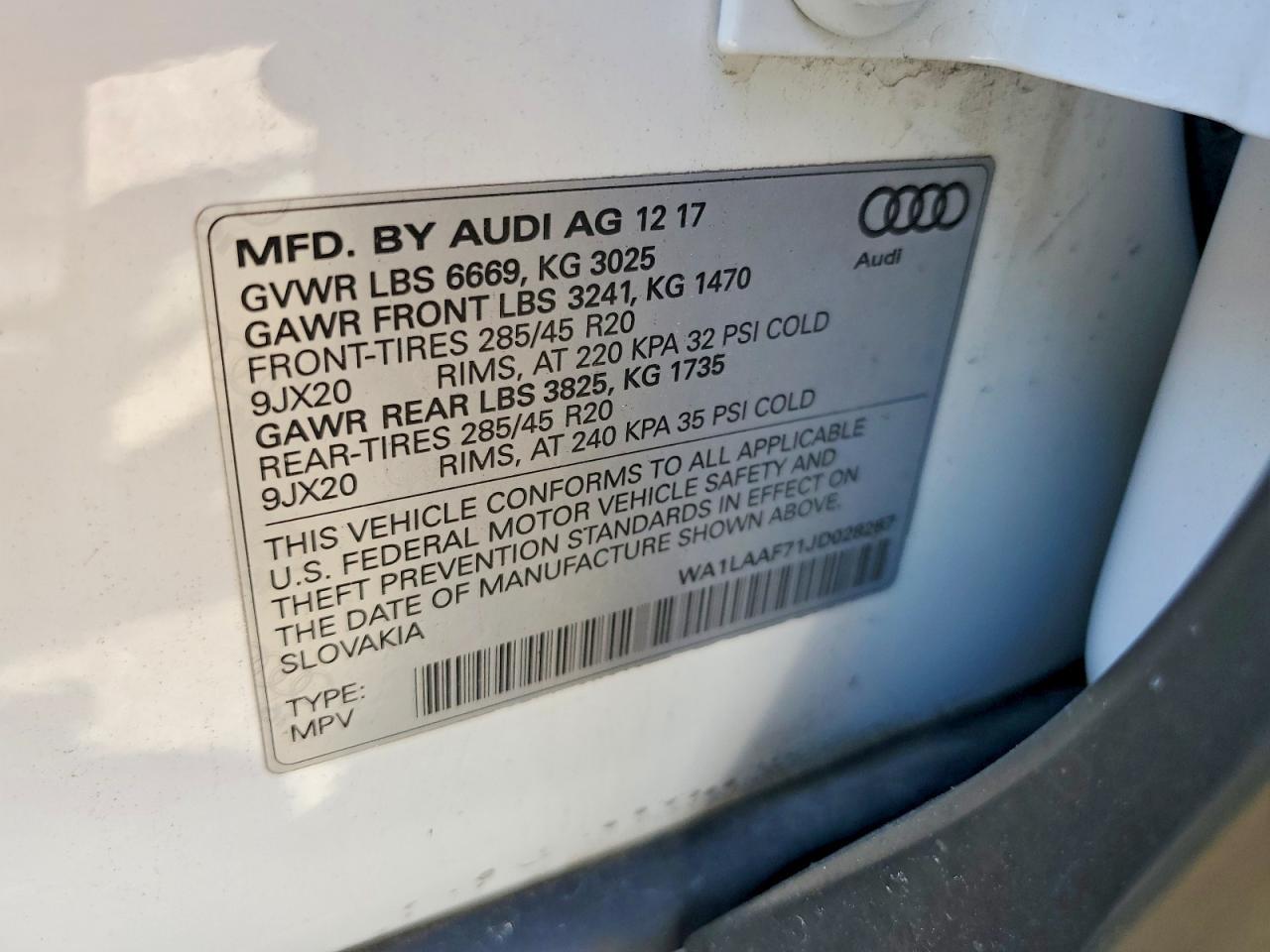 2018 AUDI Q7 — фото 13