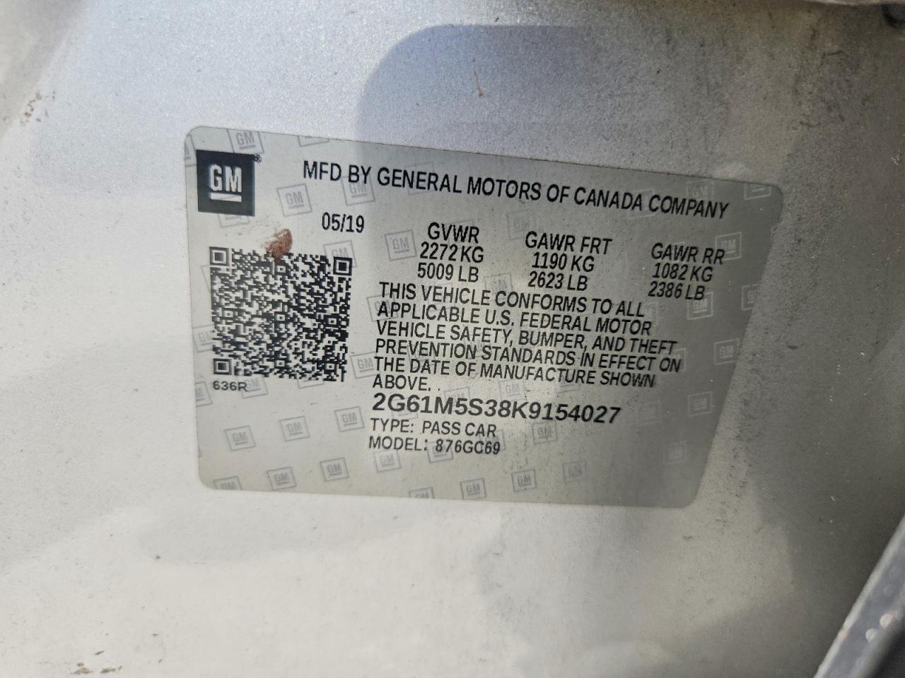 2019 CADILLAC XTS — фото 12