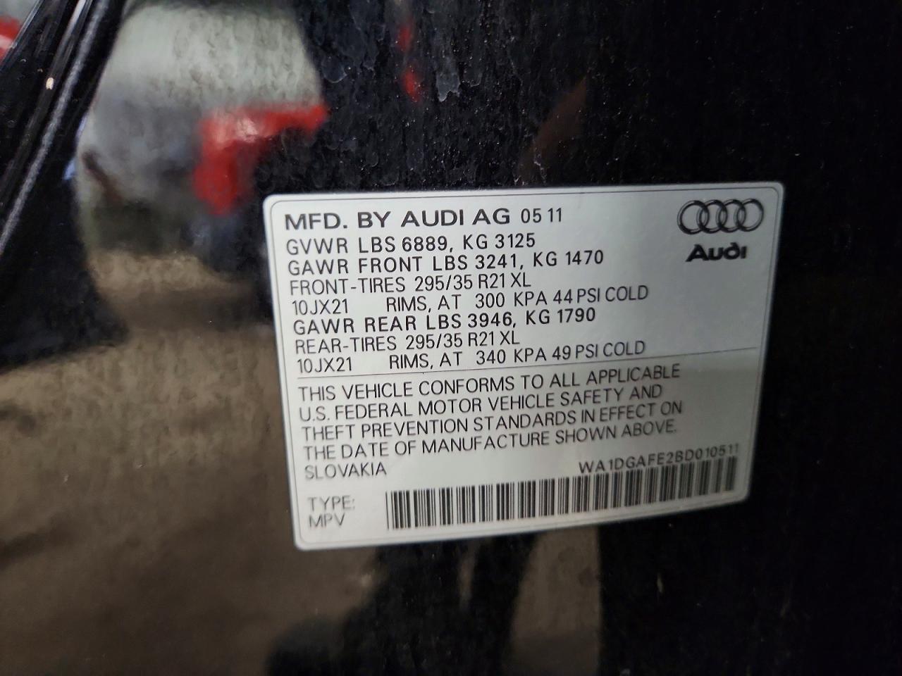 2011 AUDI Q7 — фото 13