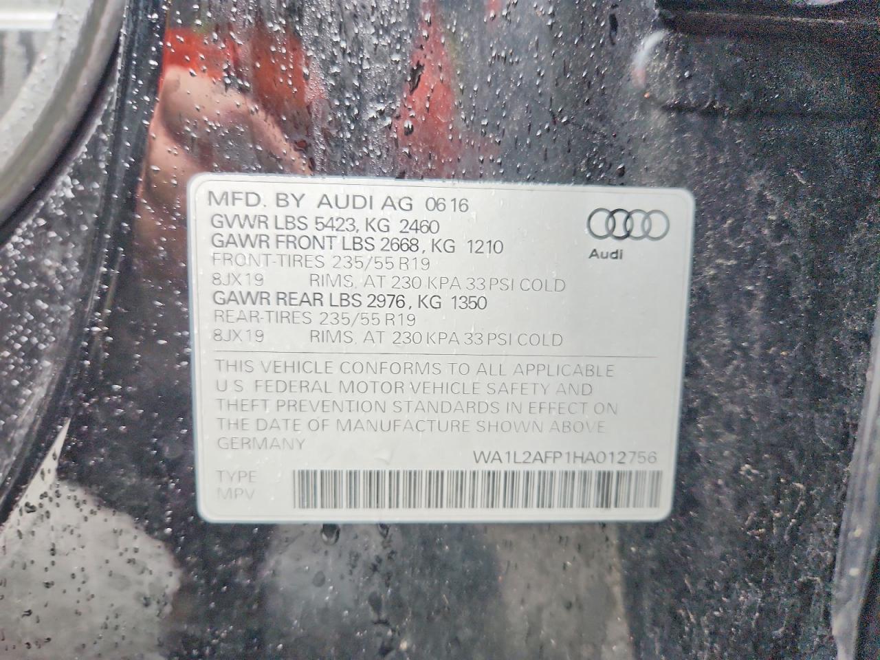 2017 AUDI Q5 — фото 13