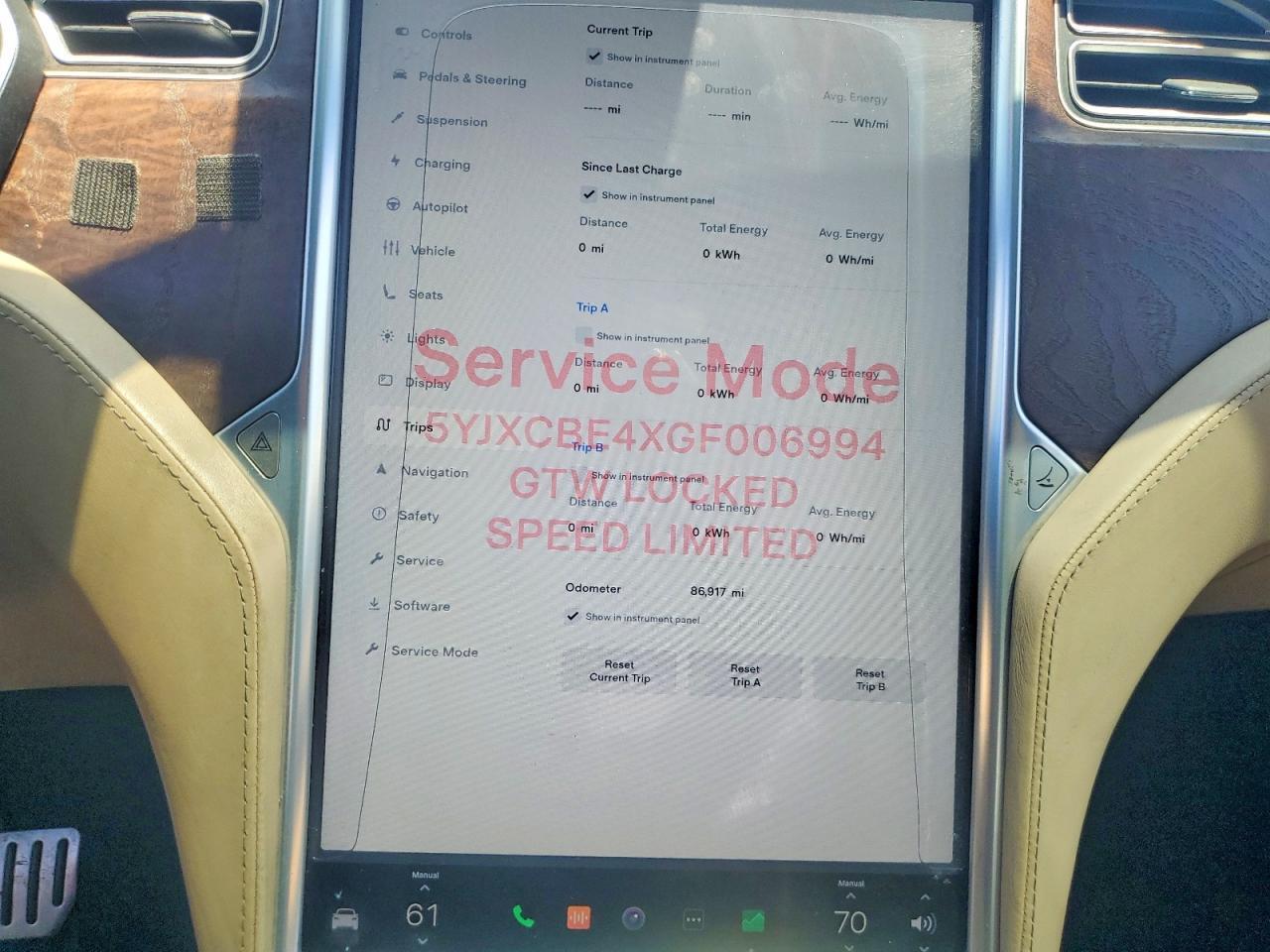 2016 TESLA MODEL X — фото 9