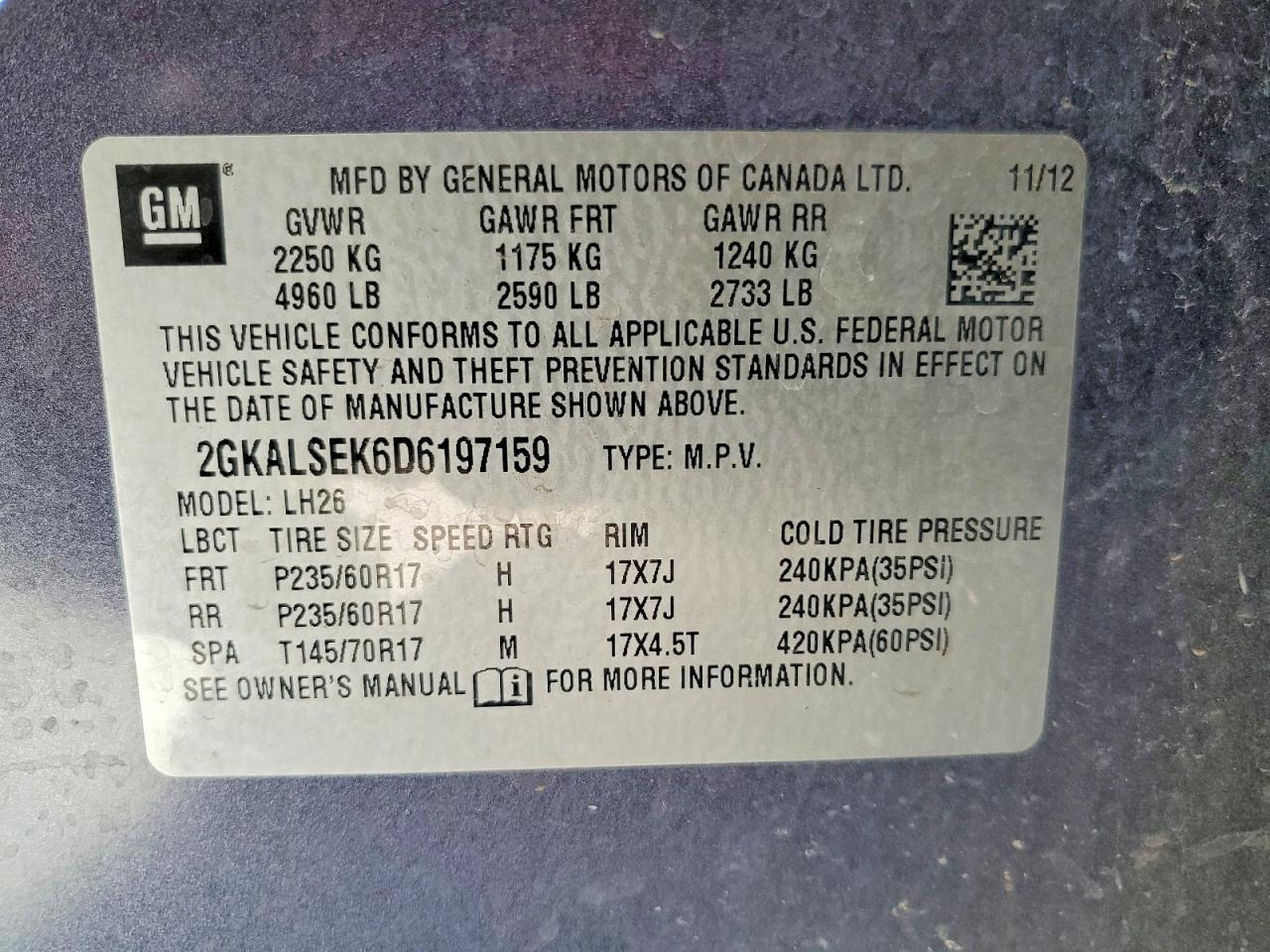 2013 GMC TERRAIN — фото 12