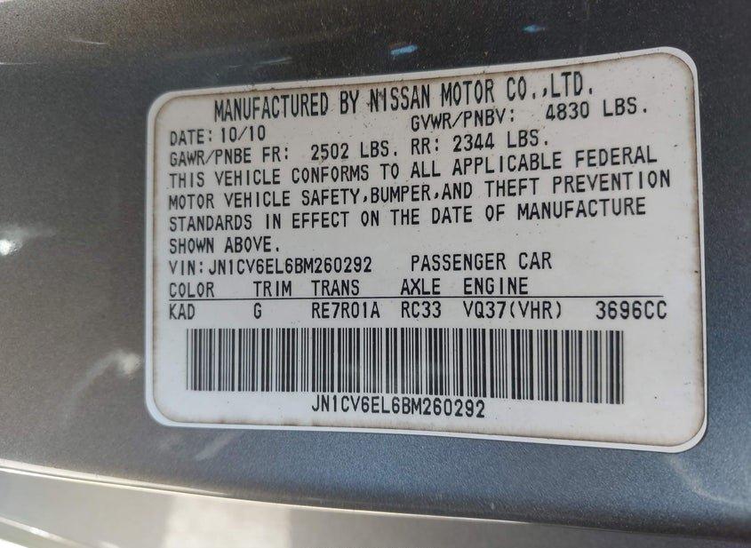 Infiniti G37X