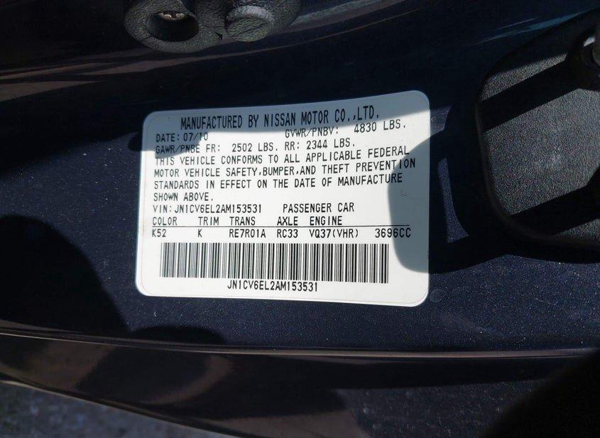 Infiniti G37X