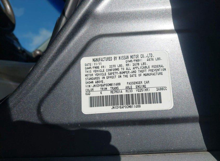 Infiniti G25