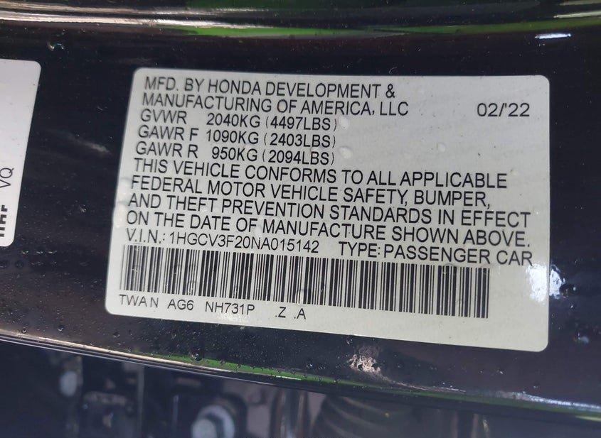 Honda Accord Hybrid