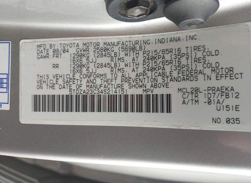 Toyota Sienna