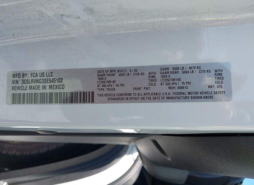 Ram Promaster 1500